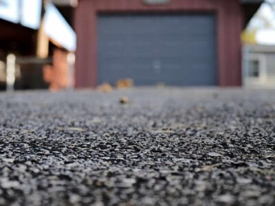 Modern tarmac driveway Fakesville